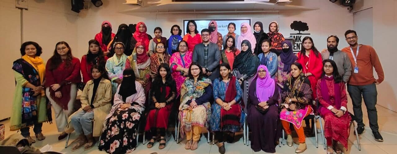 AWE Cohort 02 group photo at EMK Center