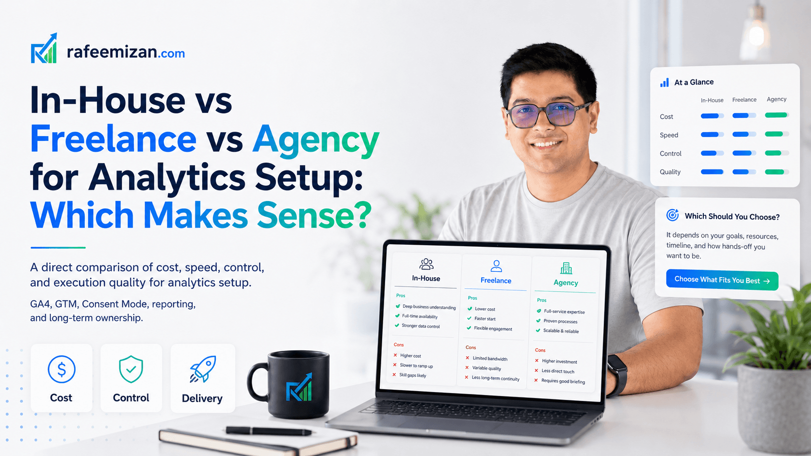 In-House vs Freelance vs Agency for Analytics Setup: Which Makes Sense?